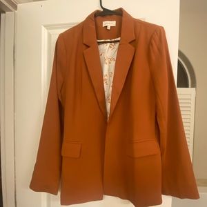 New Skies are blue blazer - Burnt orange - Size M